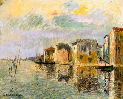 Martigues, South of France, c.1903 by Gustave Loiseau